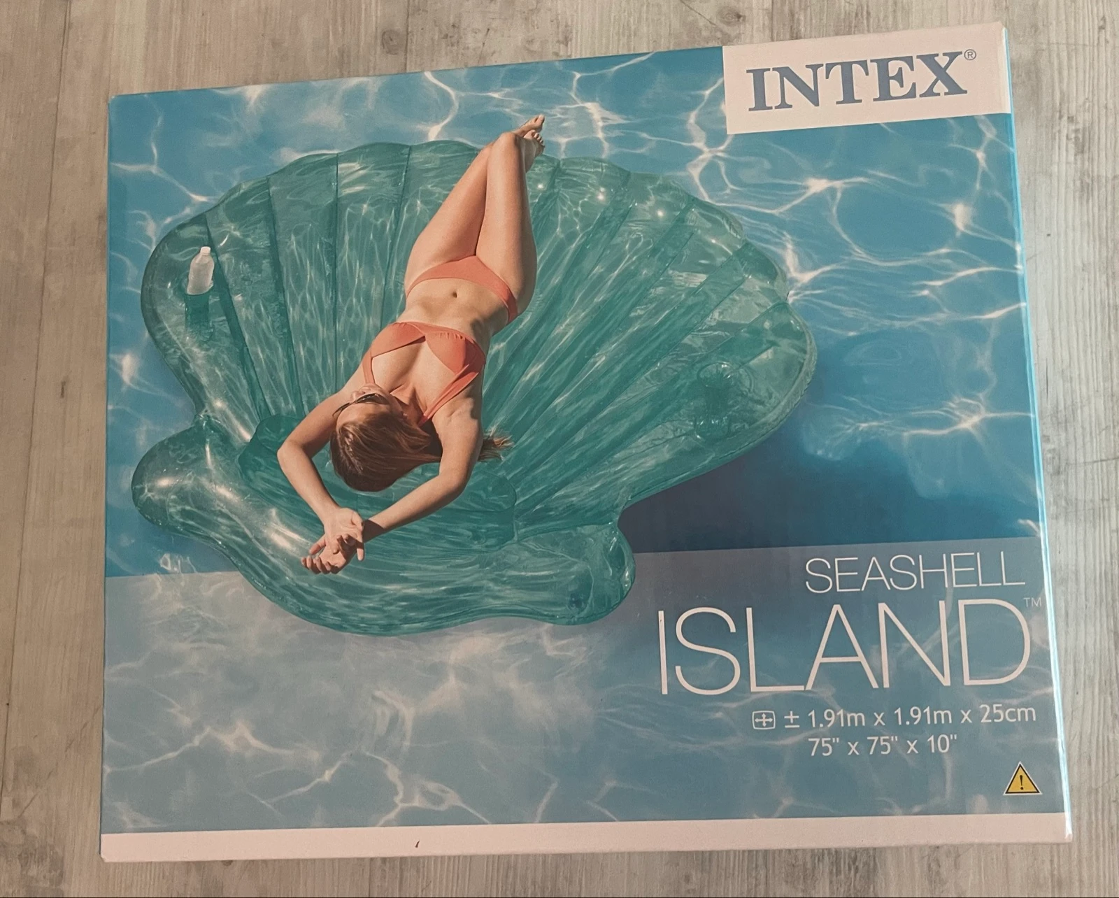 Opblaasbaar matras schelp INTEX – photo 2